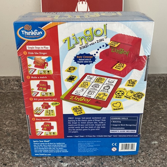 Zingo NEW sealed game bingo with a zing award winner ages 4 and up - Picture 4 of 12